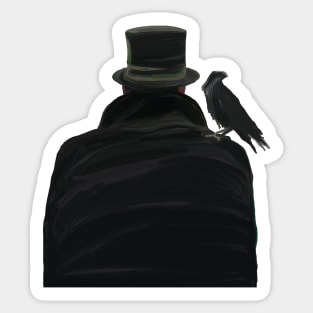 Man and Prophet Raven Sticker